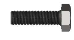 Tornillo hexagonal M8 × 16 mm, clase 8.8